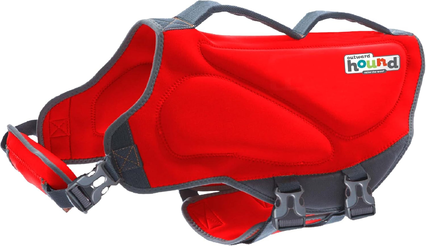Granby Splash Orange Dog Life Jacket, Medium