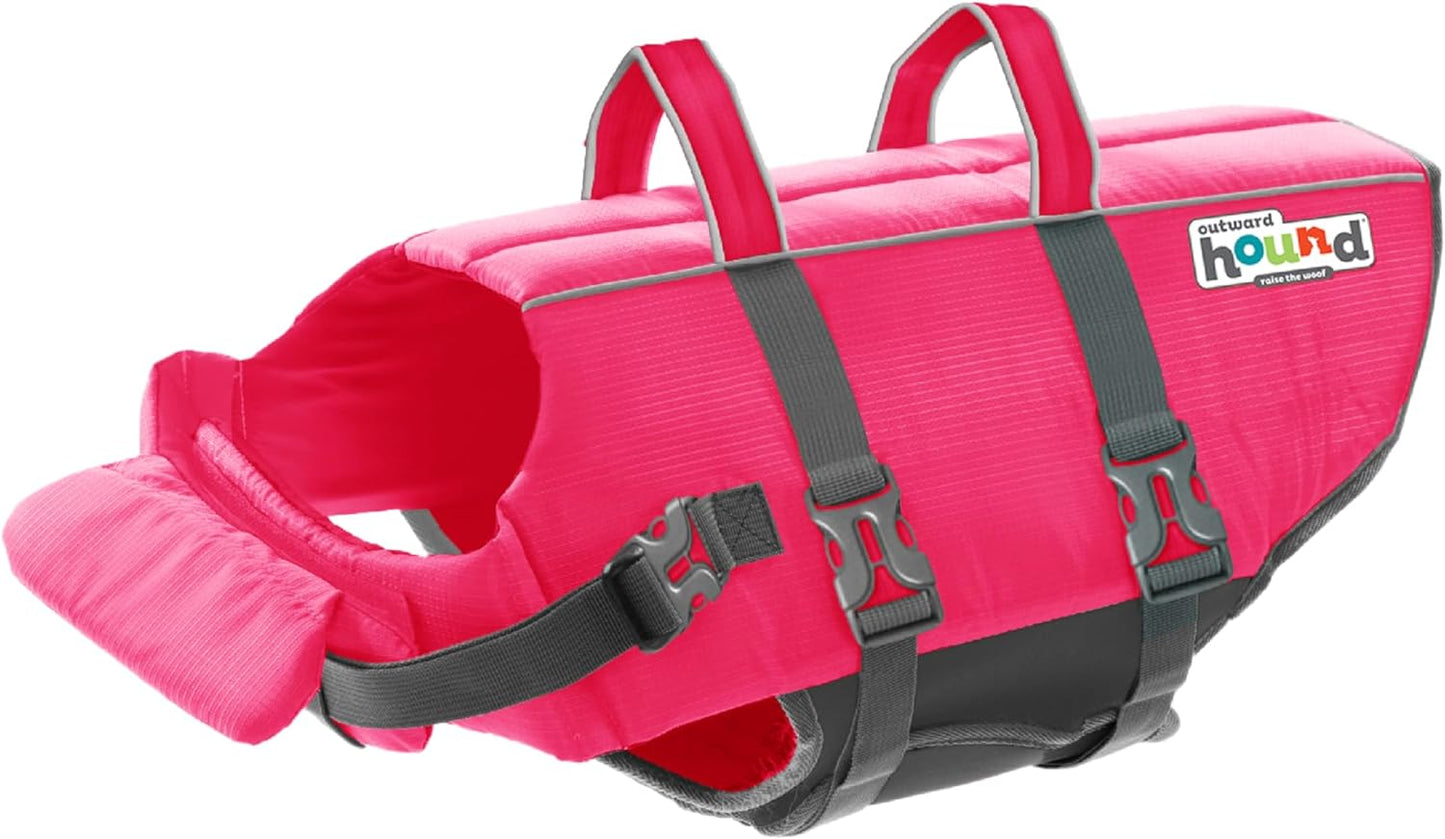 Granby Splash Orange Dog Life Jacket, Medium
