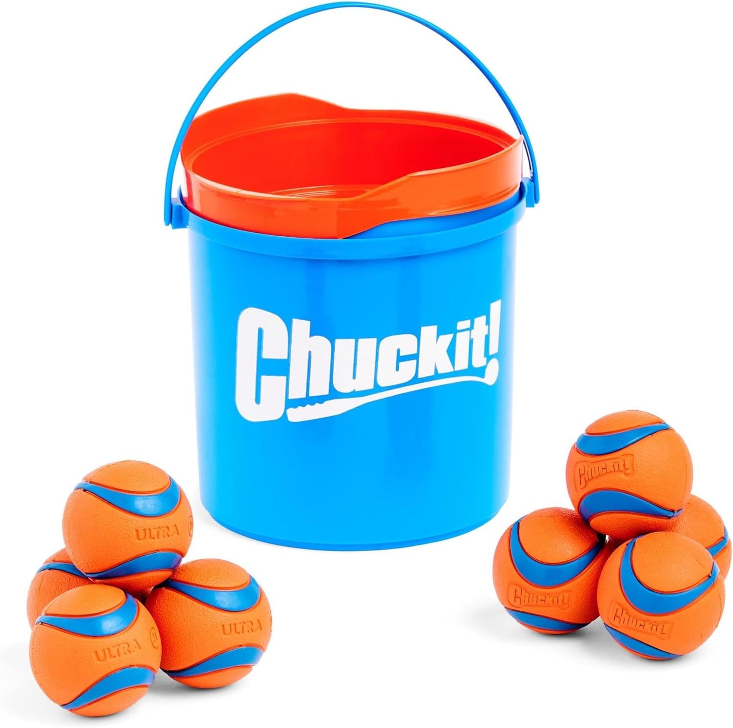 Ultra Ball Dog Toy - Medium Bouncy Fetch Balls for Dogs 20-60 Lbs - Made from Durable Rubber - Floating Water Pet Toys - Size Medium - 2.5-Inch Diameter - Pack of 2