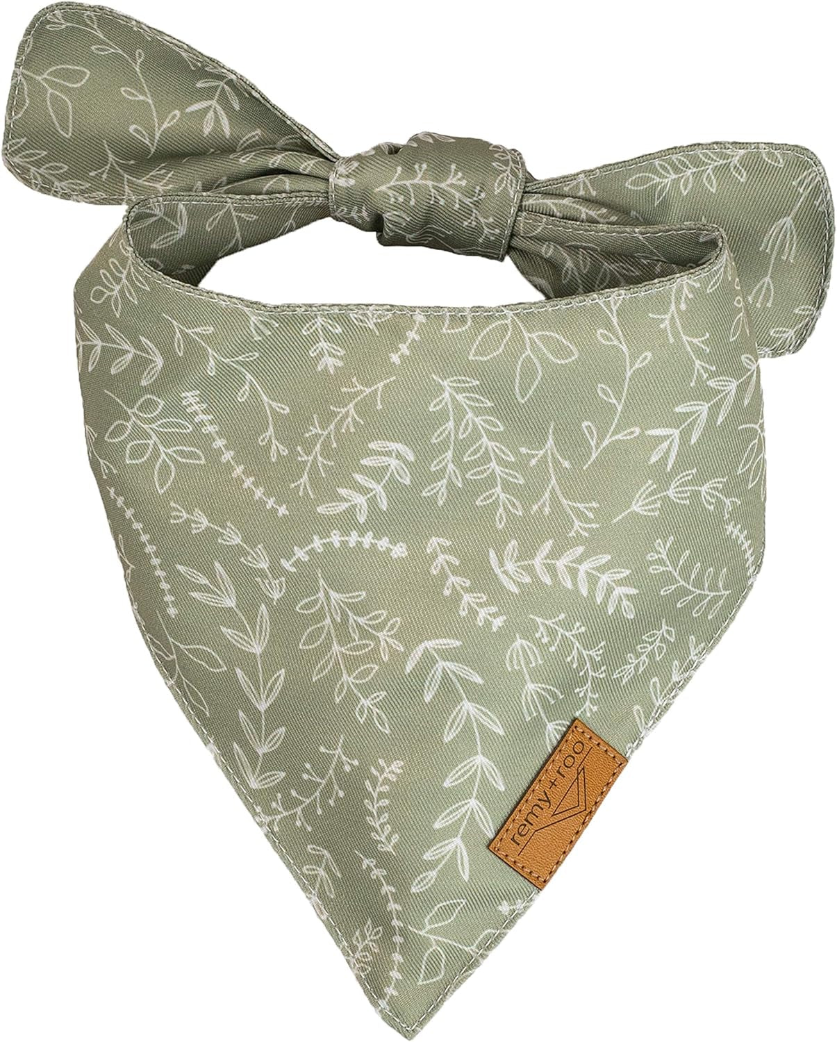 Large Spring Bandanas - 4 Pack Rubi Set | Premium Durable Adjustable Polyester Fabric | Patented Shape Girl Dog Bandana, Floral Dog Bandana