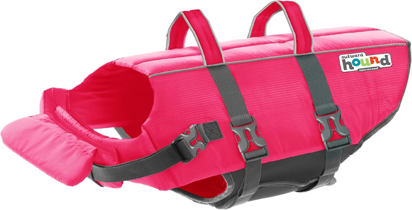 Granby Splash Orange Dog Life Jacket, Medium