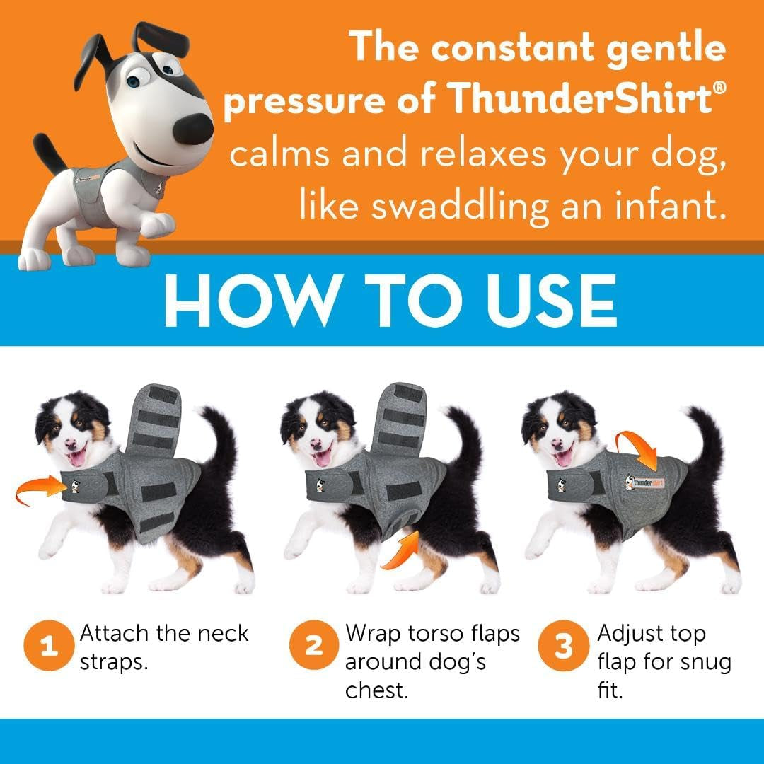 for Dogs, Large, Platinum Sport - Dog Anxiety Relief Calming Vest