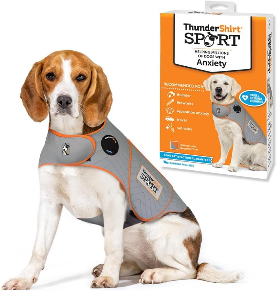 for Dogs, Large, Platinum Sport - Dog Anxiety Relief Calming Vest